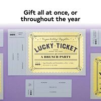 Lucky Tickets For Birthday Fun