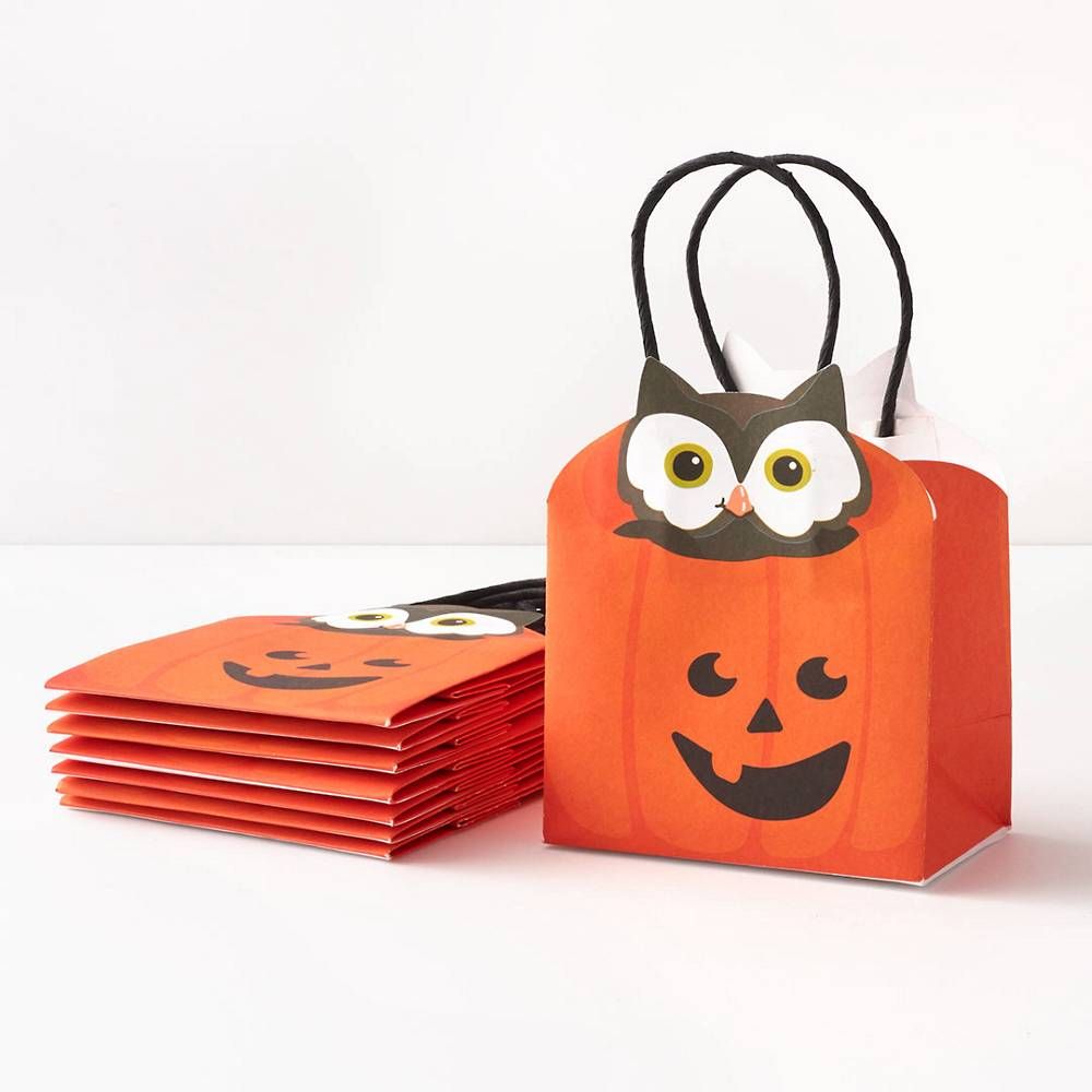 Pumpkin Animal Treat Bags