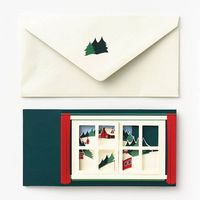 Cozy Cabin Popup Holiday Card