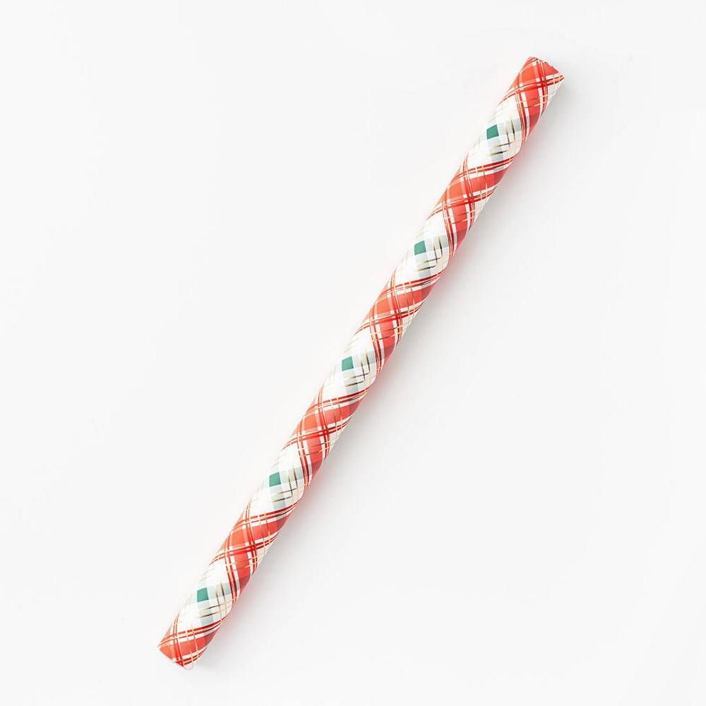 Christmas Tartan Plaid Stone Wrapping Paper