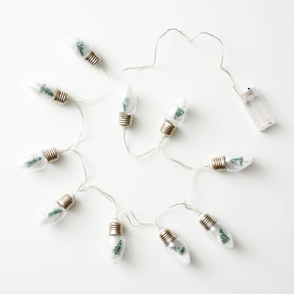 Glass Bulb Tree String Lights