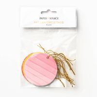 Colorful Pattern Circle Gift Tags