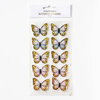 Dimensional Butterfly Stickers