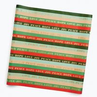 Peace & Joy Wrapping Paper