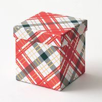 Christmas Tartan Plaid Gift Boxes