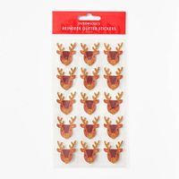 Glitter Reindeer Stickers