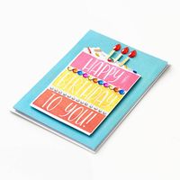 Embellished Cake Slice Birthday Card