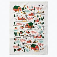 Christmas Tree Tea Towel