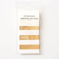 Gold Foil Stripe Gift Tags