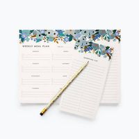 Blue Garden Party Meal Planner