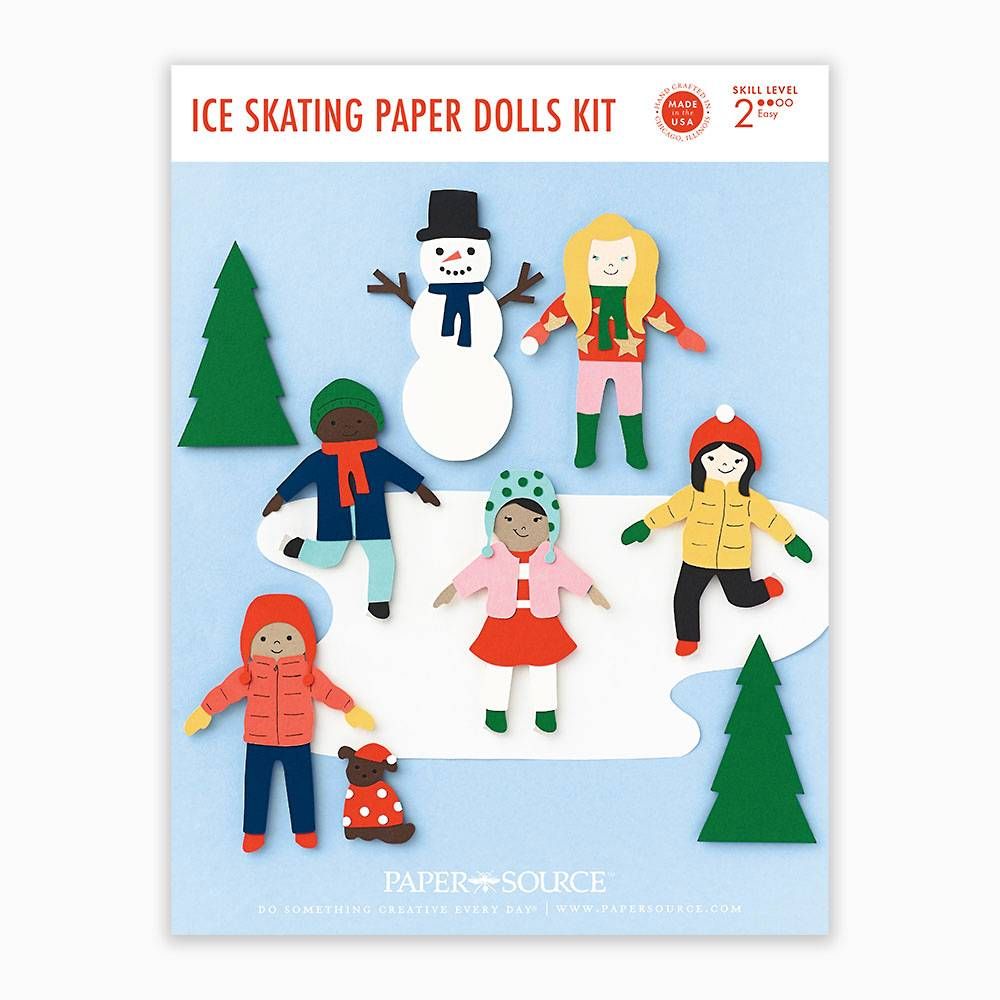 Ice Skating Dolls Craft Kit