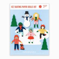 Ice Skating Dolls Craft Kit