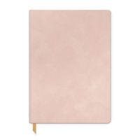 Dusty Pink Vegan Suede Journal