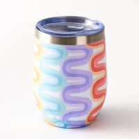 Wavy Stainless Wine Tumbler