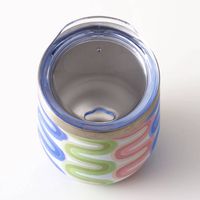 Wavy Stainless Wine Tumbler