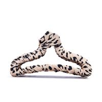 Leopard Satin Claw Clip