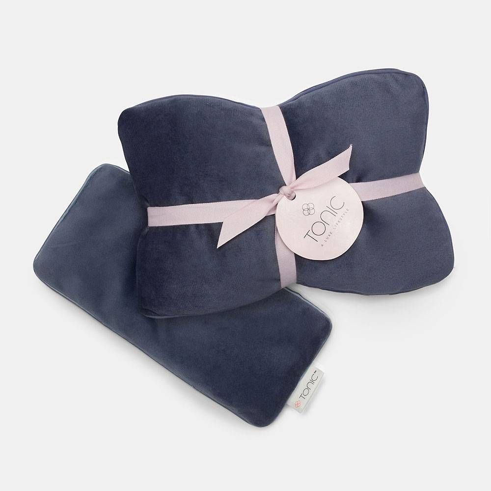 Navy Velvet Eye Pillow