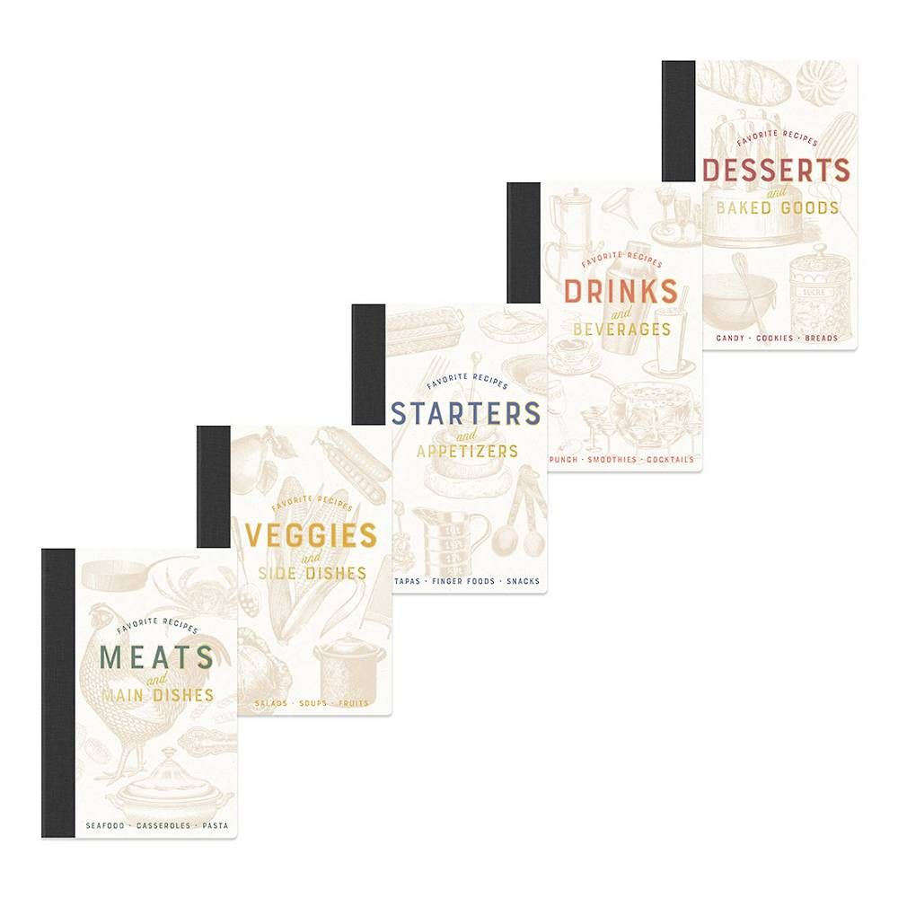 Bon Appetit Recipe Notebook Set