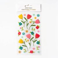 Folk Floral Stickers