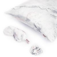 Soft Marble Satin Sleep Set