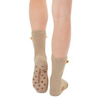 Fuzzy Giraffe Crew Socks