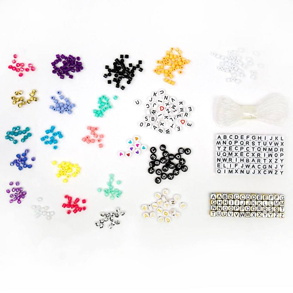 DIY Alphabet Jewelry Set