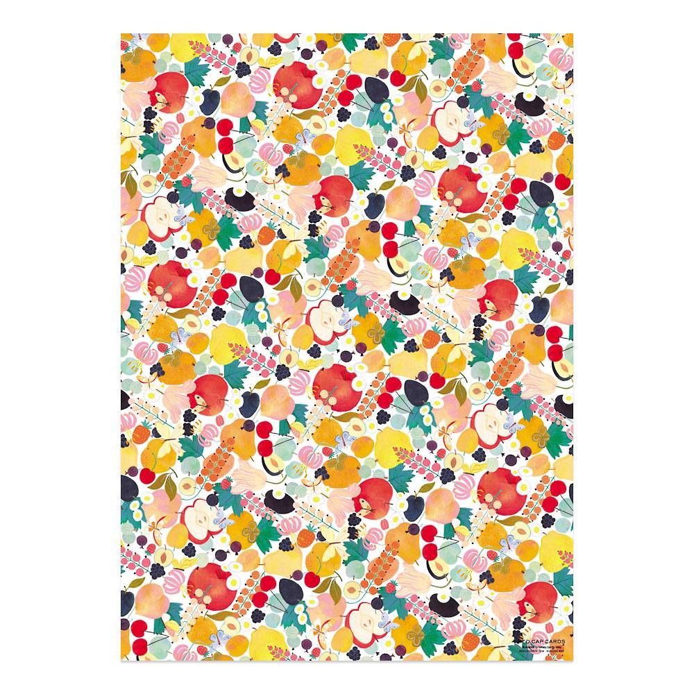 Fruits and Florals Flat Wrap