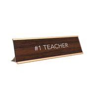 #1 Teacher Desk Sign