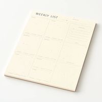 Minimal Weekly Notepad