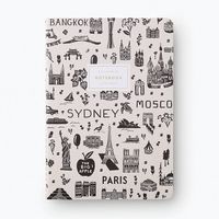 Bon Voyage Stitched Notebooks