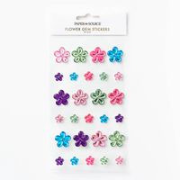 Flower Gem Stickers