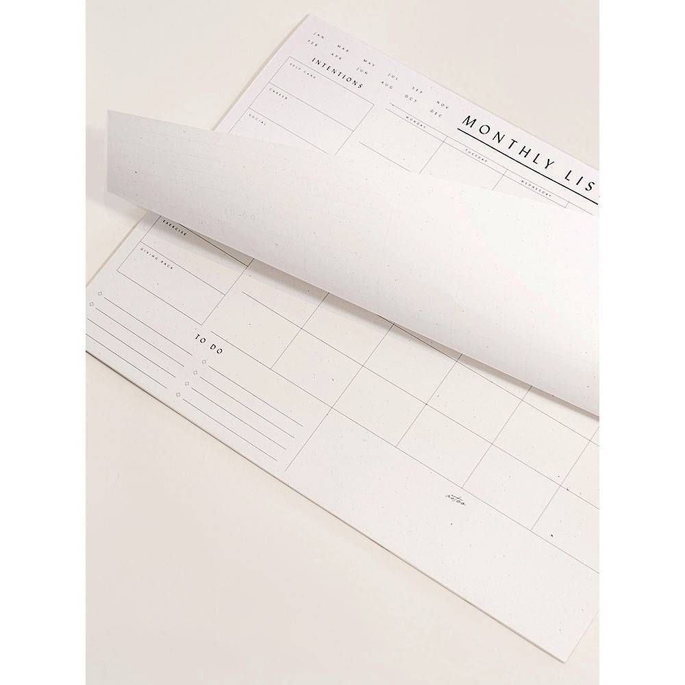 Monthly List Deskpad