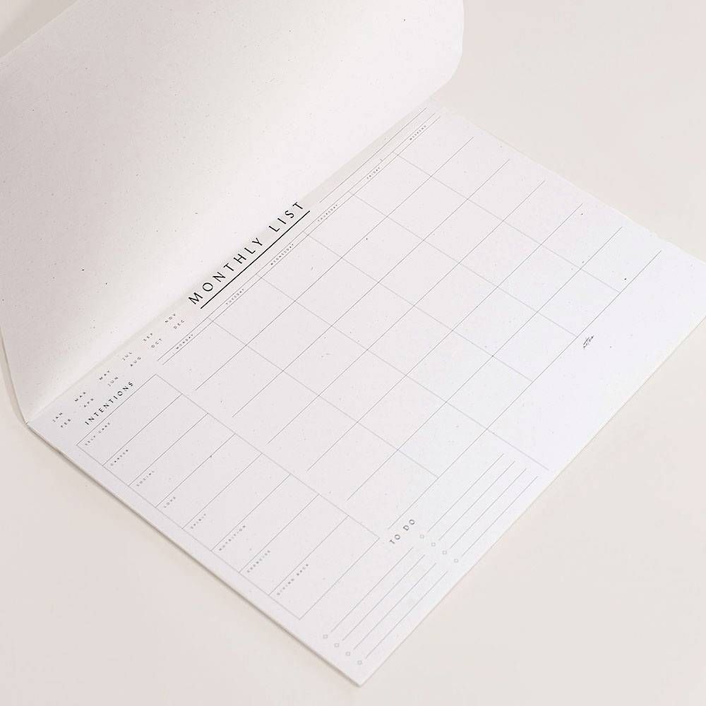 Monthly List Deskpad