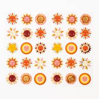 Retro Sun Stickers