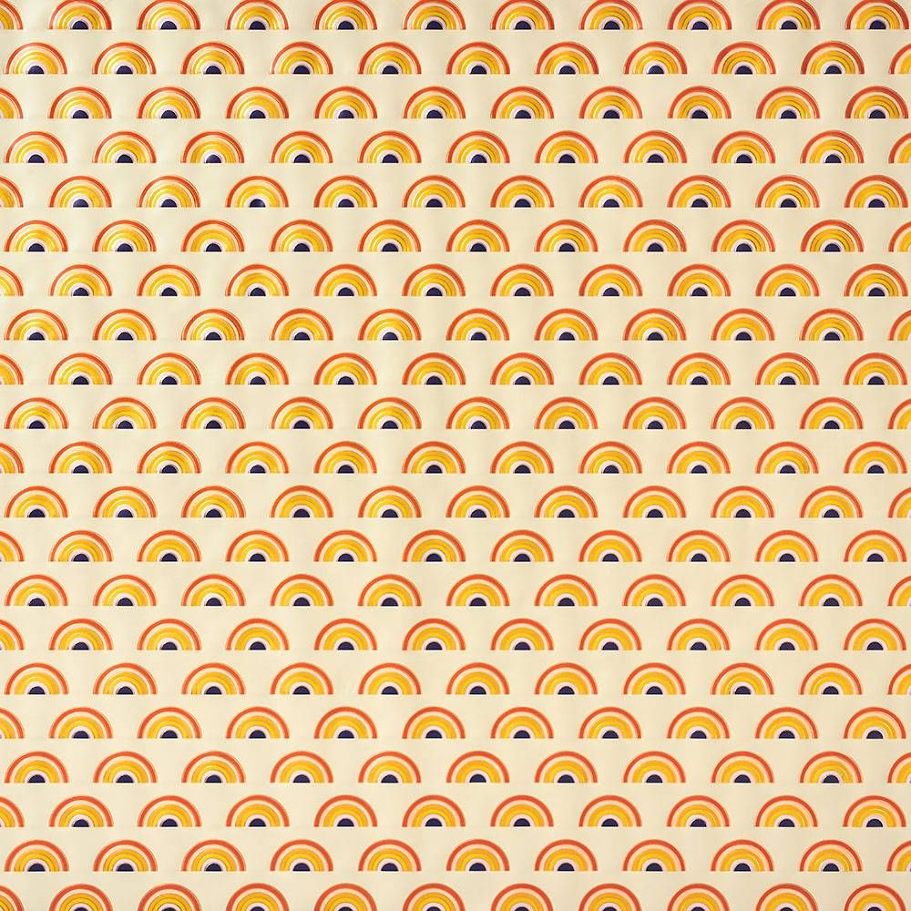 Gold Foil Rainbow Stone Wrapping Paper