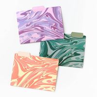 Marble File Folders