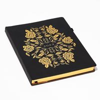 2022-2023 Chicago Avenue Floral Black Weekly Planner