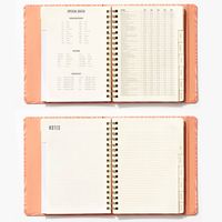 2022-2023 Wavy Peach Weekly Planner