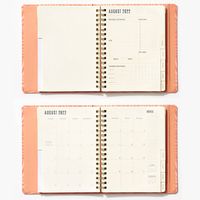 2022-2023 Wavy Peach Weekly Planner