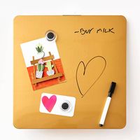 Metallic Dry Erase Board