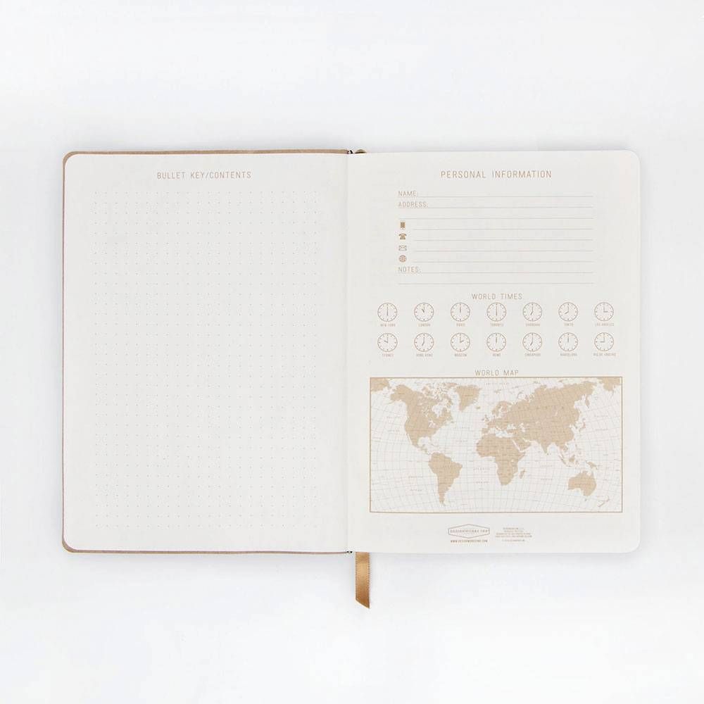 Mushroom Vegan Suede Journal