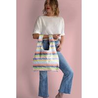 Wavy Foldable Tote Bag