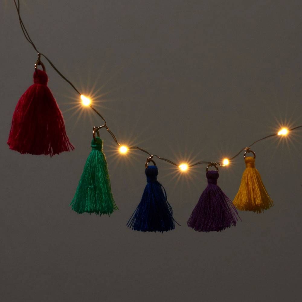 Bright Tassel String Lights