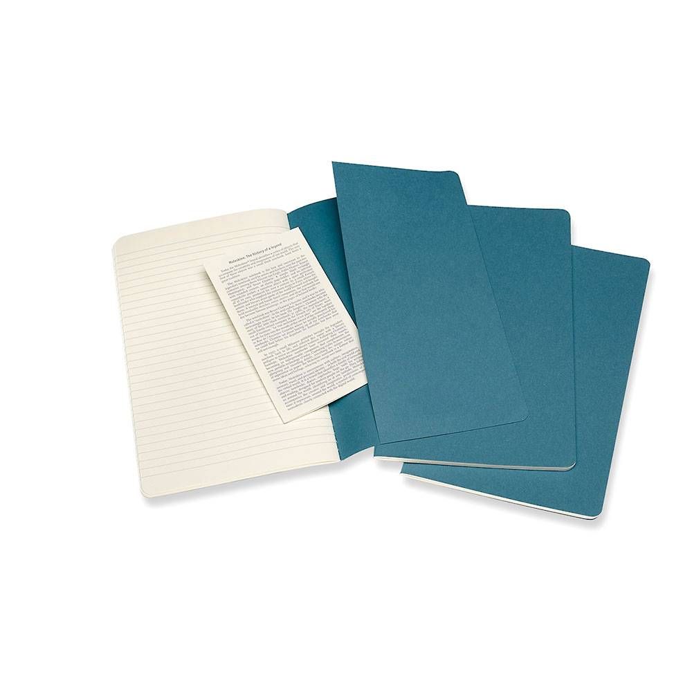 Brisk Blue Cahier Moleskine Journal