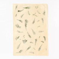 Pressed Greenery Handmade Paper