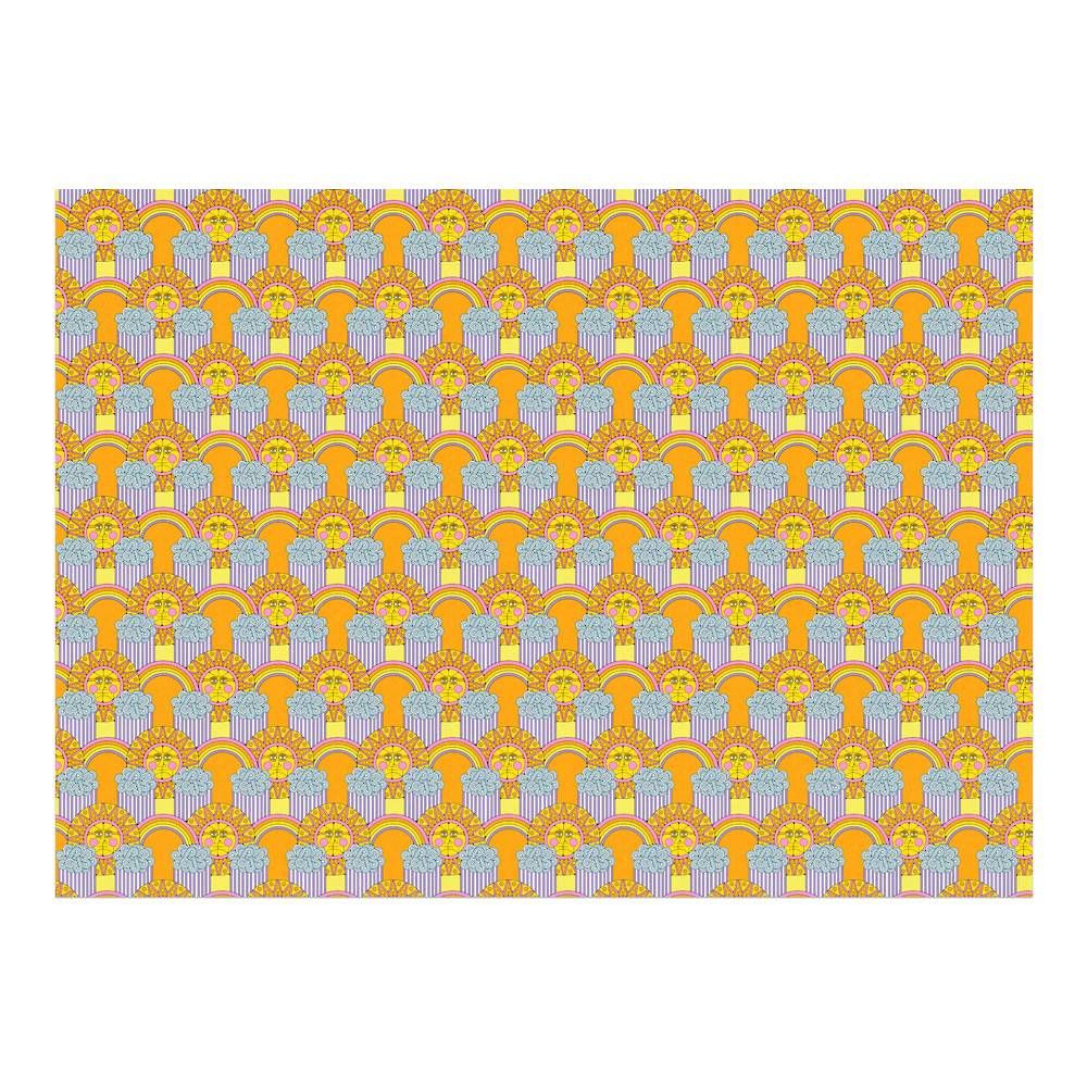 Sun & Rainbows Flat Wrap