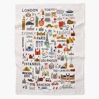 Bon Voyage Tea Towel