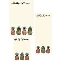 Pineapples Mixed Personalized Note Pads