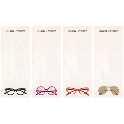 Glasses Personalized List Pads