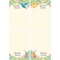 Hummingbirds Personalized Note Pads